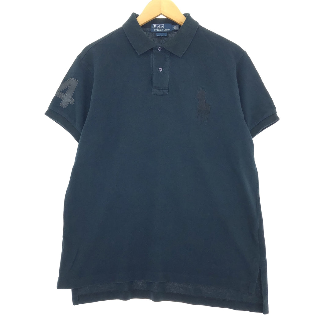 Ralph Lauren POLO by Ralph Lauren CUSTOM FIT Big Pony Short Sleeve Polo Shirt Men's L /eaa432930