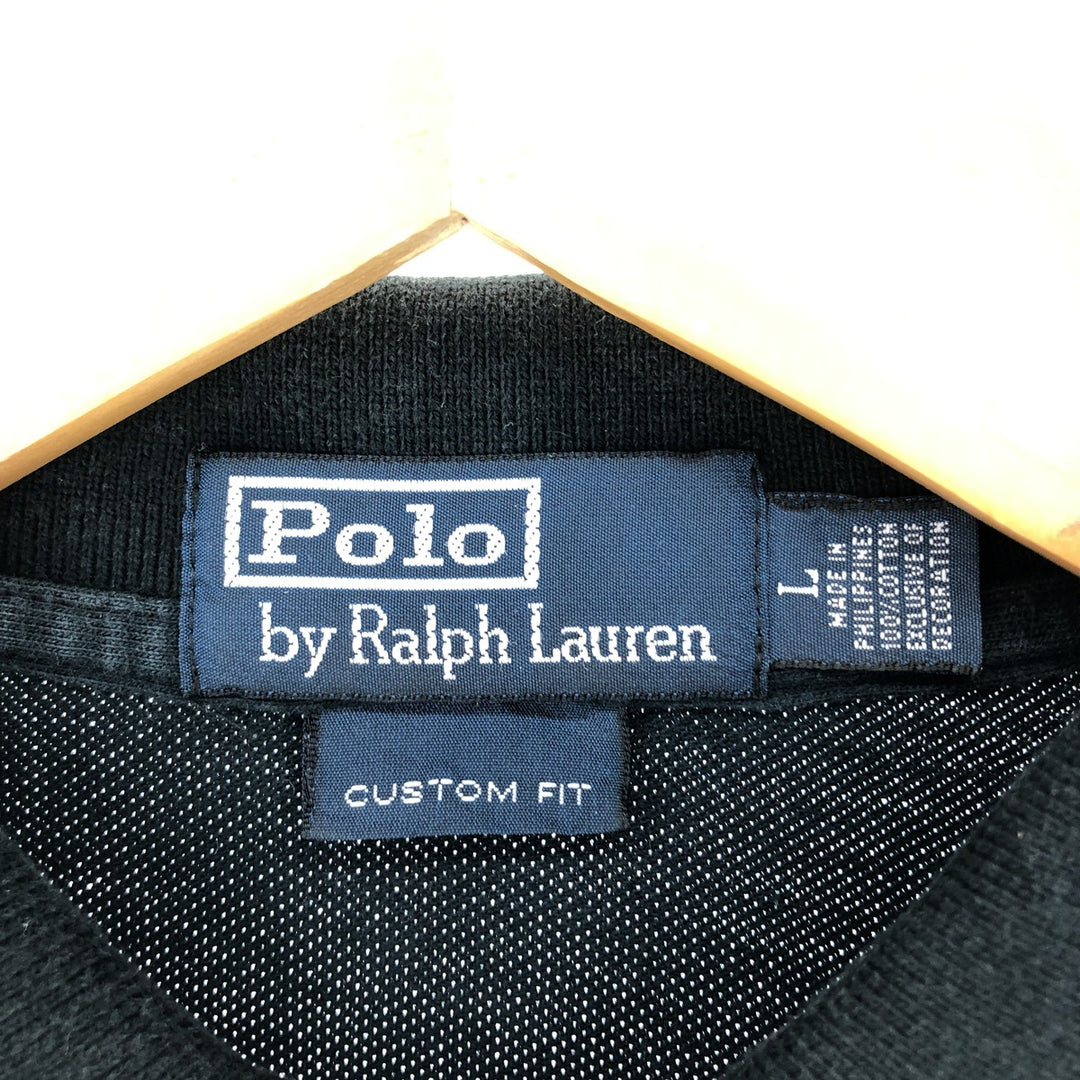 Ralph Lauren POLO by Ralph Lauren CUSTOM FIT Big Pony Short Sleeve Polo Shirt Men's L /eaa432930