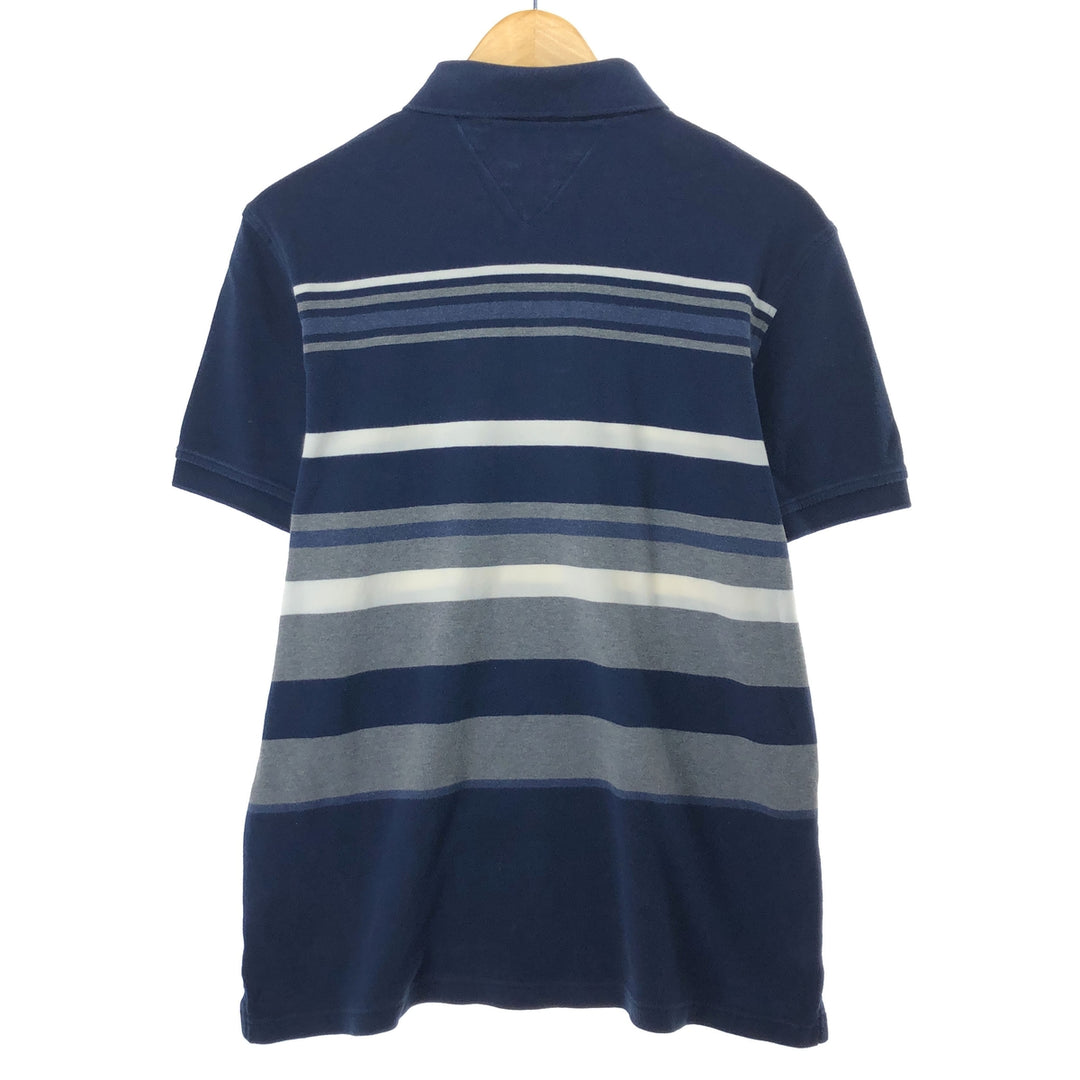 Tommy Hilfiger TOMMY HILFIGER CUSTOM FIT short sleeve striped polo shirt men's L /eaa432936