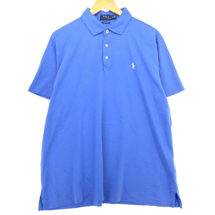 Ralph Lauren CUSTOM SLIM FIT short sleeve polo shirt, men's XL equivalent / eaa432953