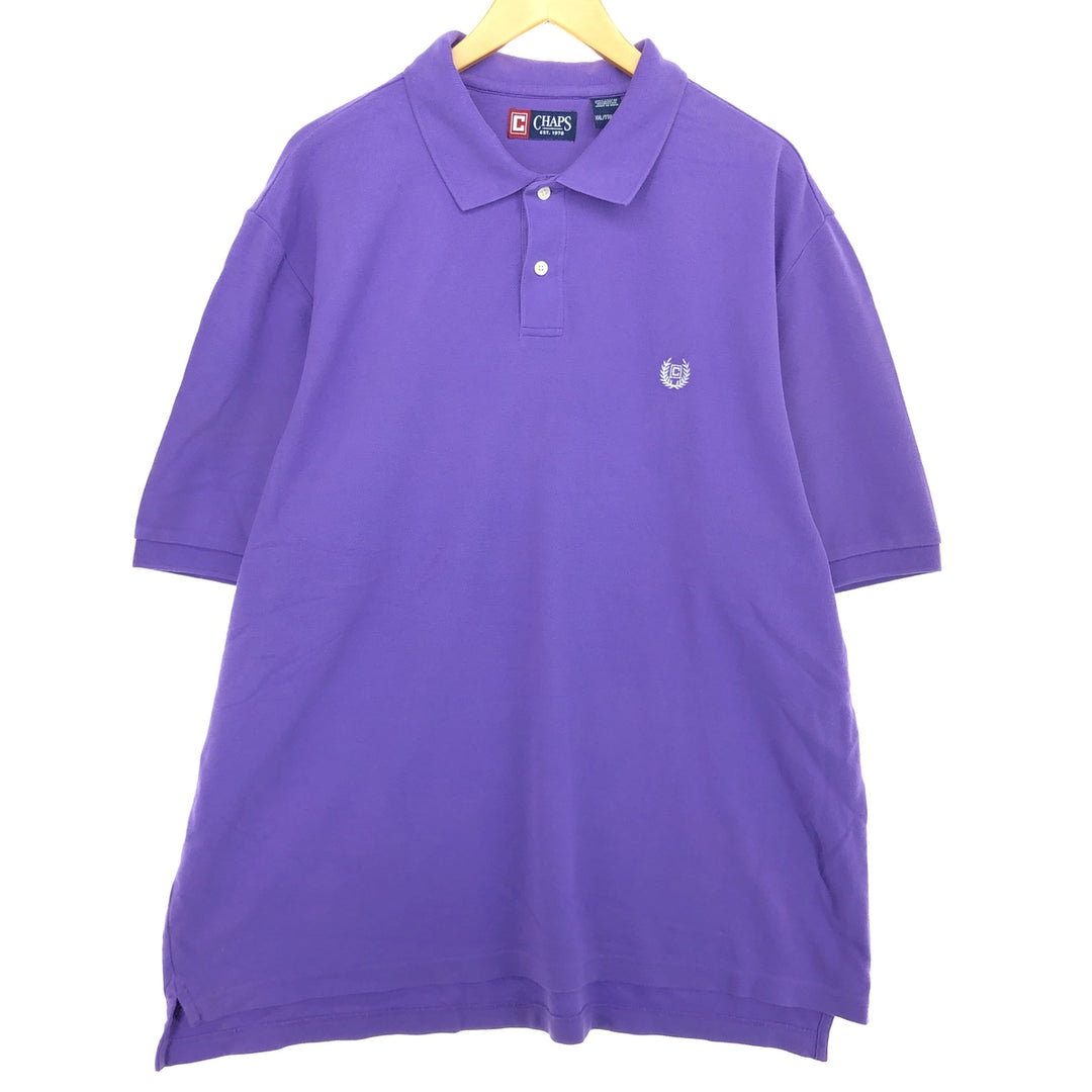 CHAPS short sleeve polo shirt, men's equivalent to XXL / eaa432969