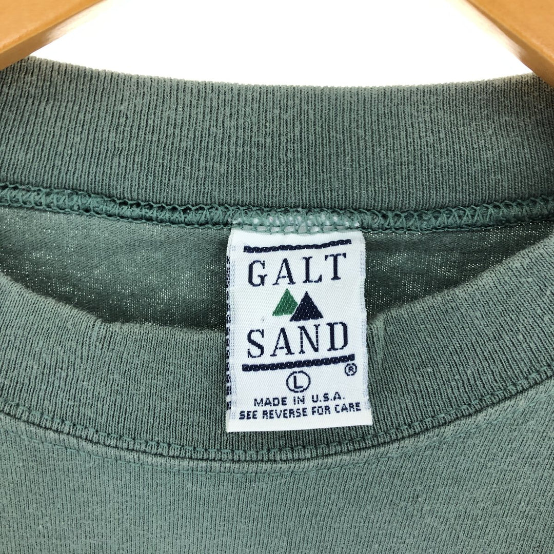 90'S NOTRE DAME University of Notre Dame FIGHTIN' IRISH Long Sleeve T-Shirt, Made in USA, Men's L Size, Vintage /eaa432992