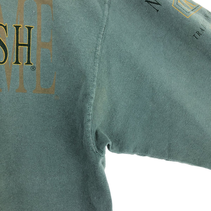 90'S NOTRE DAME University of Notre Dame FIGHTIN' IRISH Long Sleeve T-Shirt, Made in USA, Men's L Size, Vintage /eaa432992