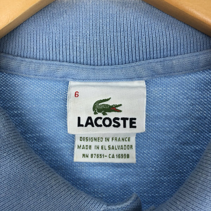 Lacoste LACOSTE French design short sleeve polo shirt size 6 men's XL /eaa433009