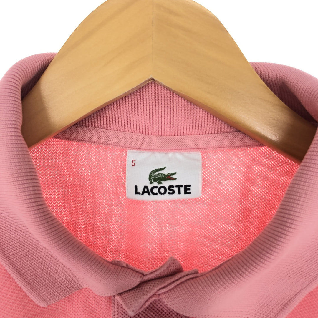 LACOSTE Short Sleeve Polo Shirt 5 Men's L /eaa433010