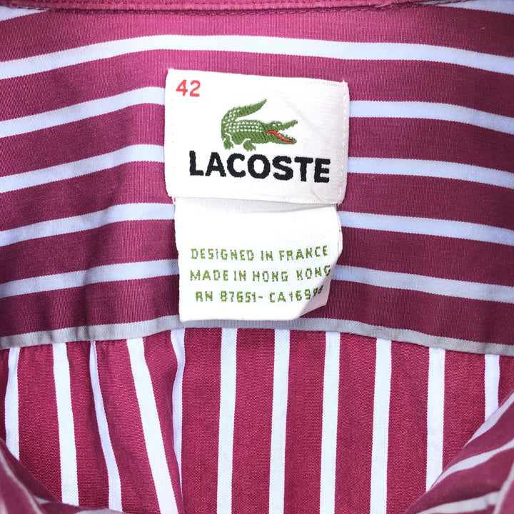 Lacoste LACOSTE Long Sleeve Striped Shirt Men's L /eaa433026