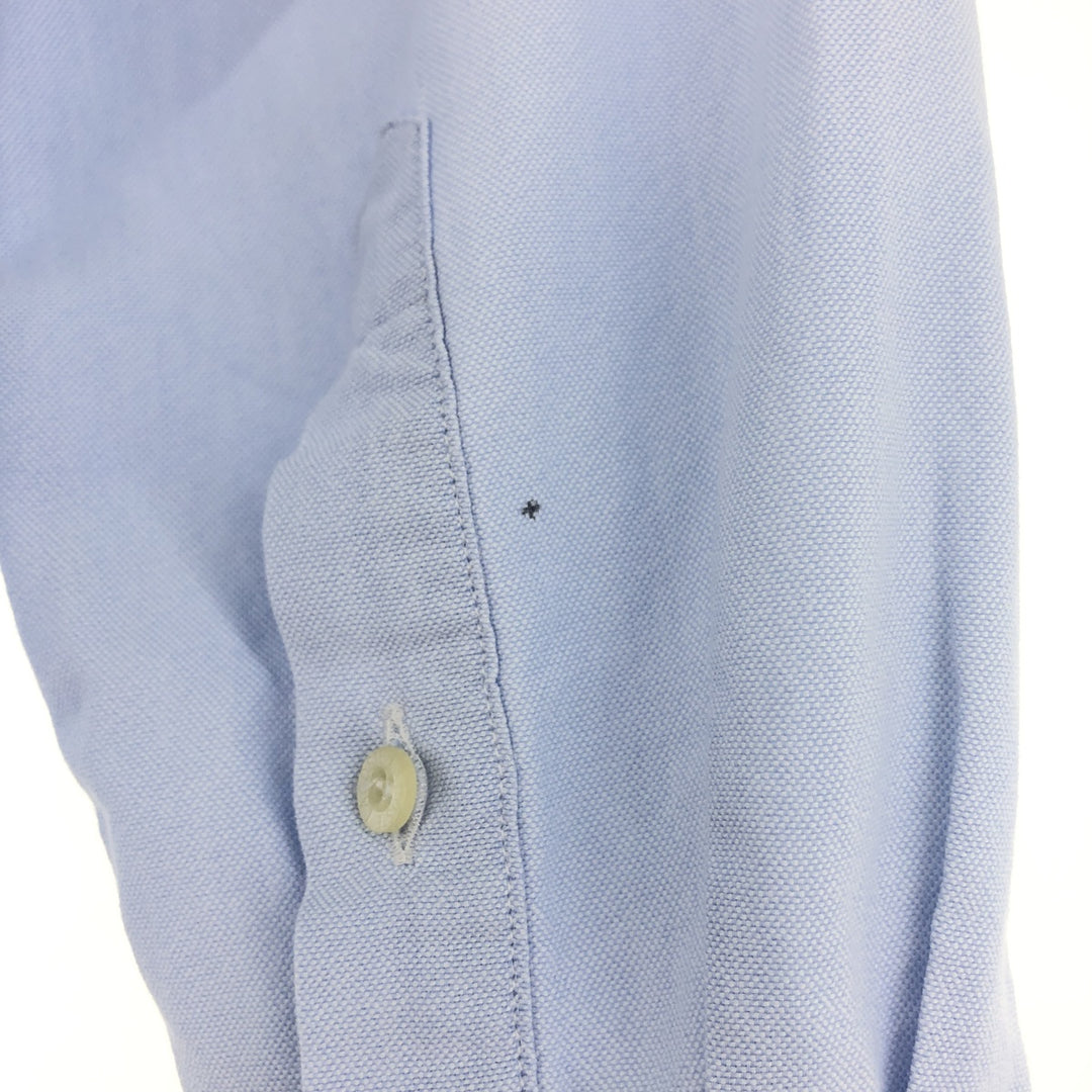 90'S Lacoste LACOSTE French-designed long-sleeved button-down shirt, made in France, size 38, men's M /eaa433037