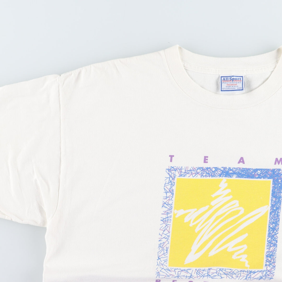 90'S ALL SPORTS Printed T-shirt Men's XL Vintage /eaa433072