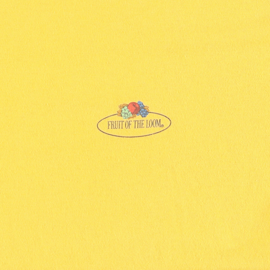 90'S Fruit of the Loom Short Sleeve Logo T-Shirt Men's L Vintage /eaa433083