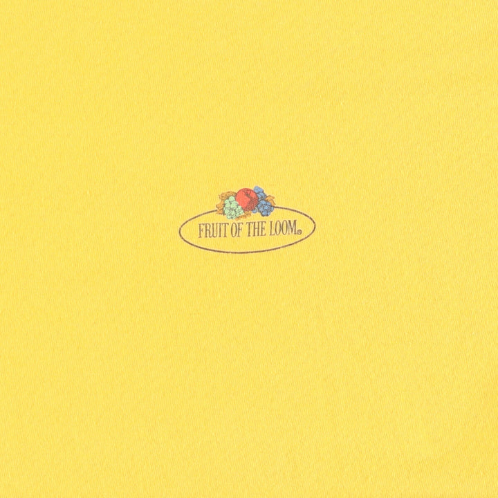 90'S Fruit of the Loom Short Sleeve Logo T-Shirt Men's L Vintage /eaa433083