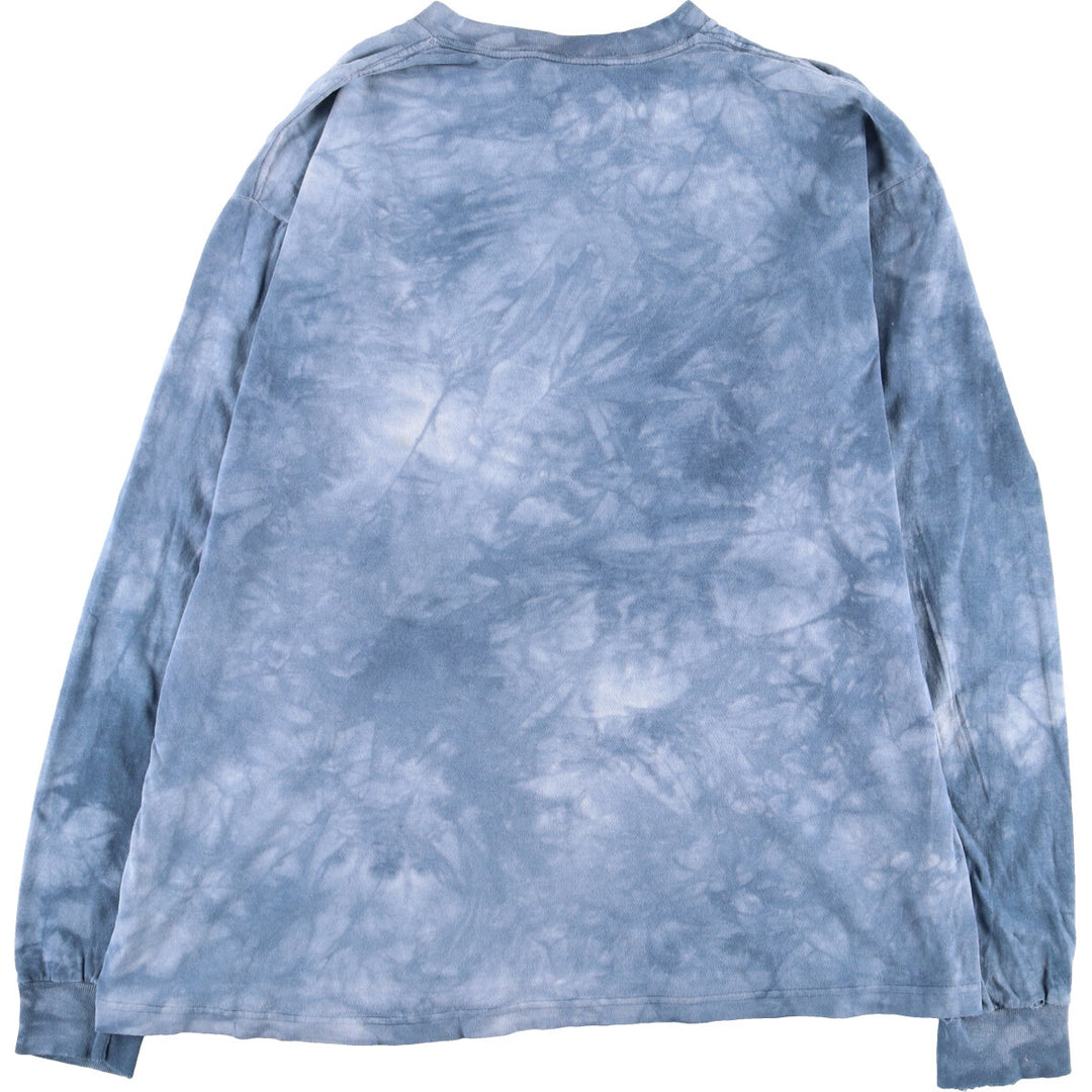 THE MOUNTAIN Eagle Pattern Tie-dye Pattern Long T-shirt Made in USA Men's L /eaa433129