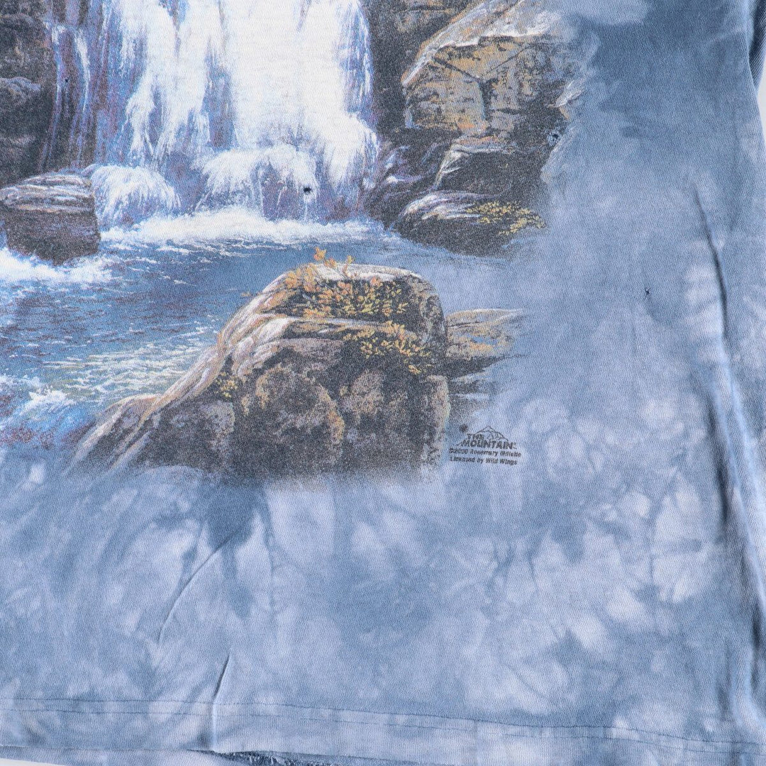 THE MOUNTAIN Eagle Pattern Tie-dye Pattern Long T-shirt Made in USA Men's L /eaa433129