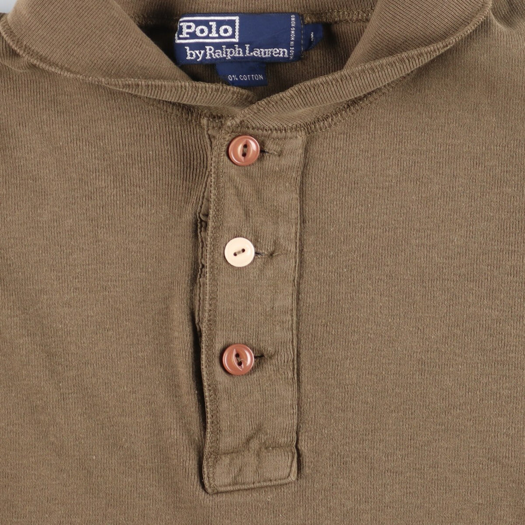 90'S Ralph Lauren POLO by Ralph Lauren Henley neck long T-shirt long T men's L vintage / eaa433134
