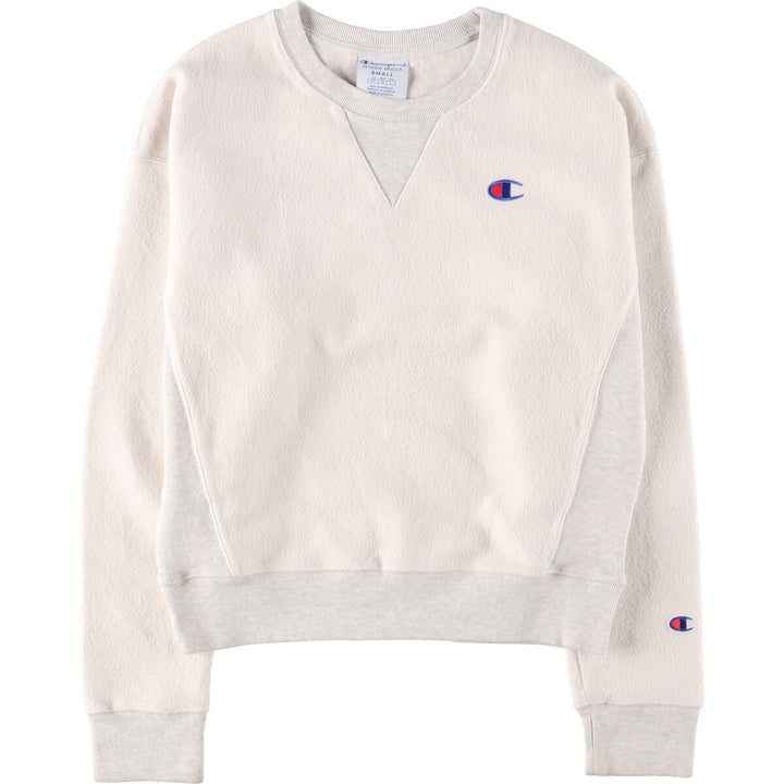 Champion Reverse Weave Replica Single Color Tag Brushed Surface One Point Logo Sweatshirt Trainer Women's S /eaa433160