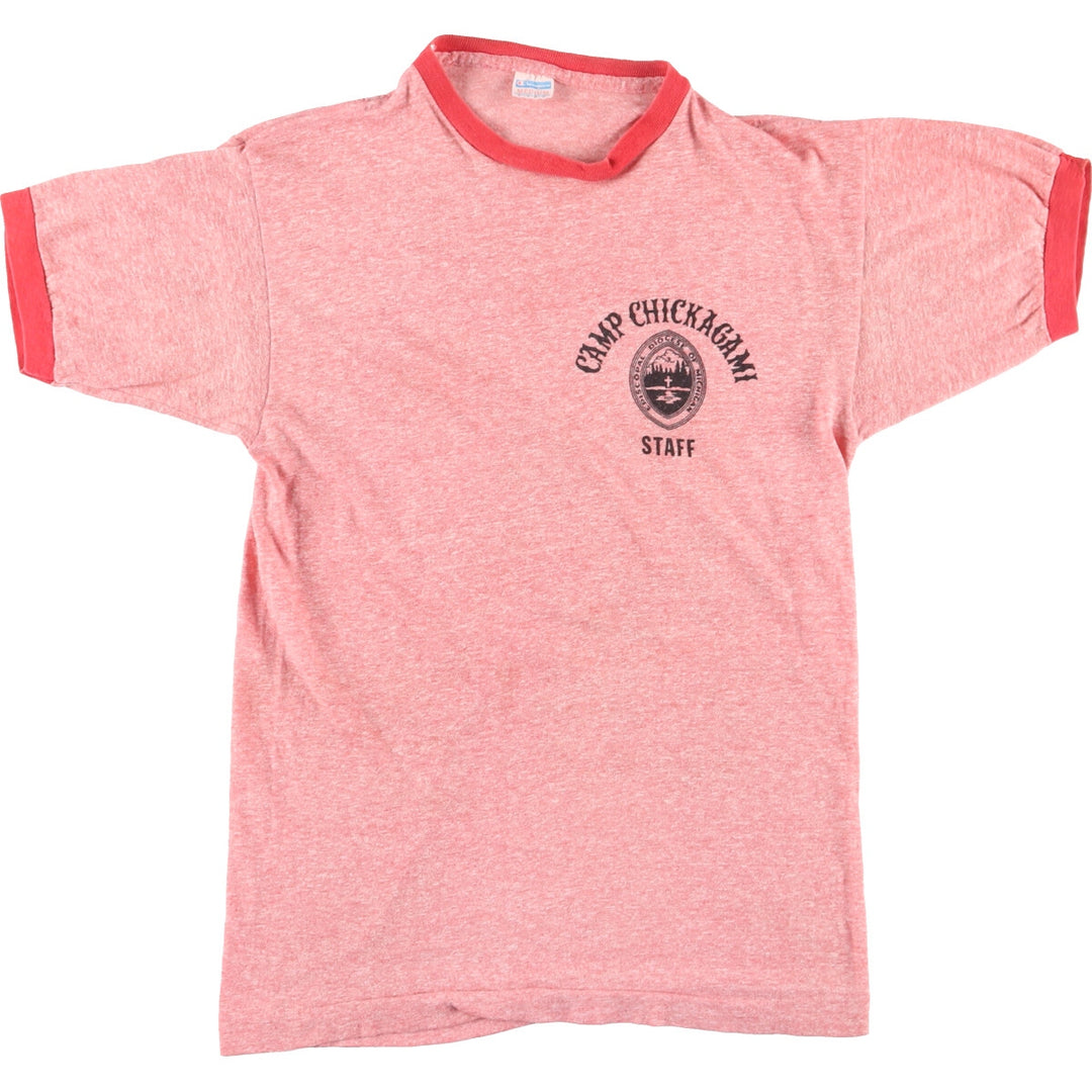 70's Champion Bartag Ringer T-shirt, Made in USA, Men's S, Vintage /eaa433193