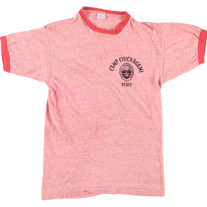 70's Champion Bartag Ringer T-shirt, Made in USA, Men's S, Vintage /eaa433193
