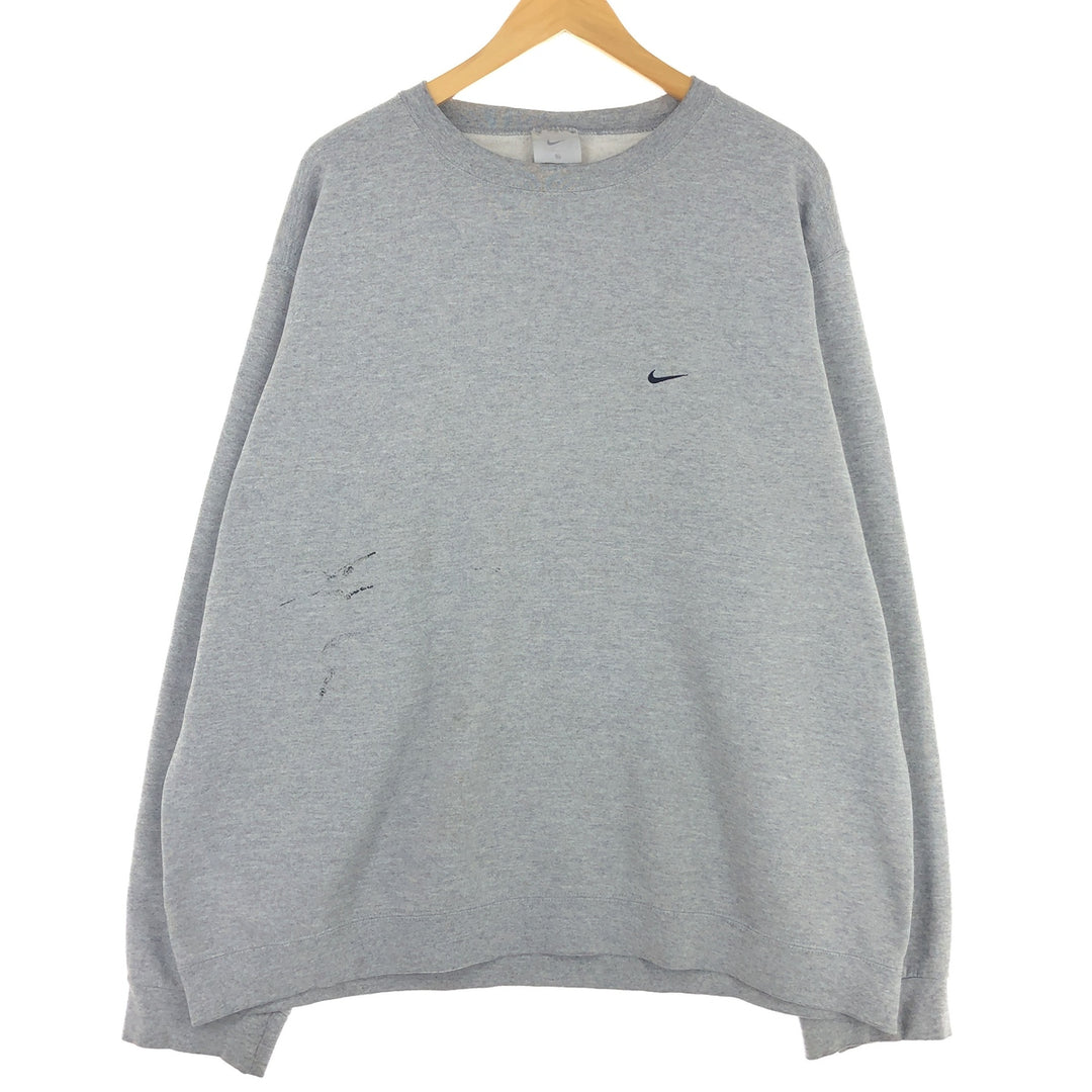 00'S Nike One Point Logo Sweatshirt Trainer Made in USA Men's XXL /eaa433236