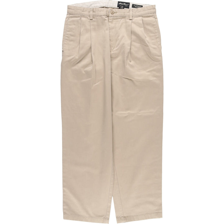 Eddie Bauer Classic Fit Two-pleat Chino Pants for Men, W33 / eaa433410