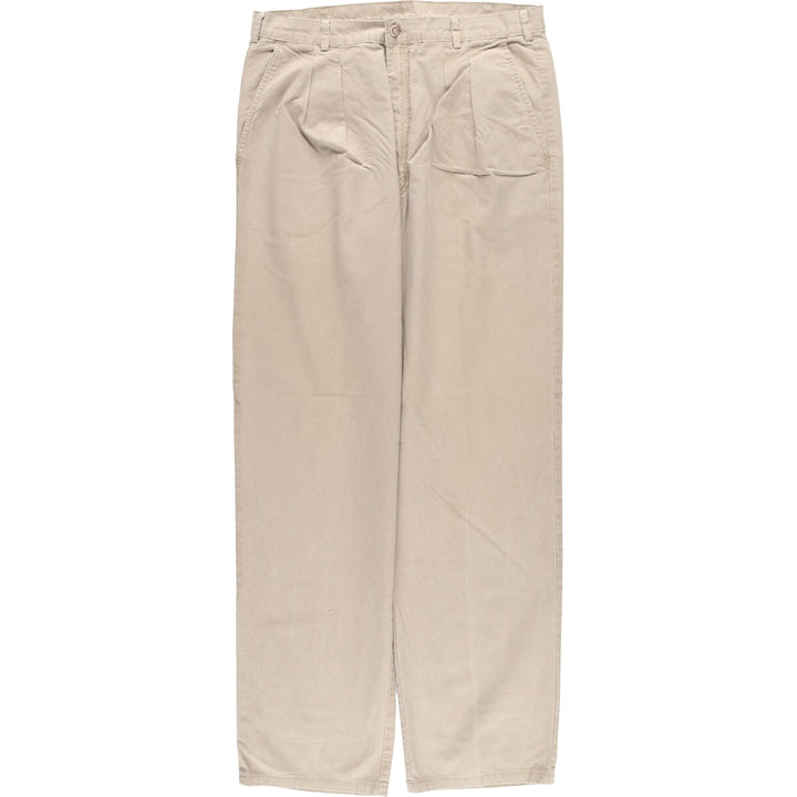 80'S WOOLRICH Two-pleat cotton pants for men, W32, vintage / eaa433411