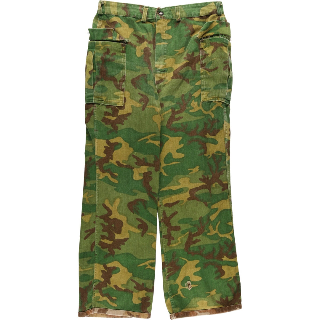 Camouflage pattern reversible cargo pants for men, size W34 / eaa433431