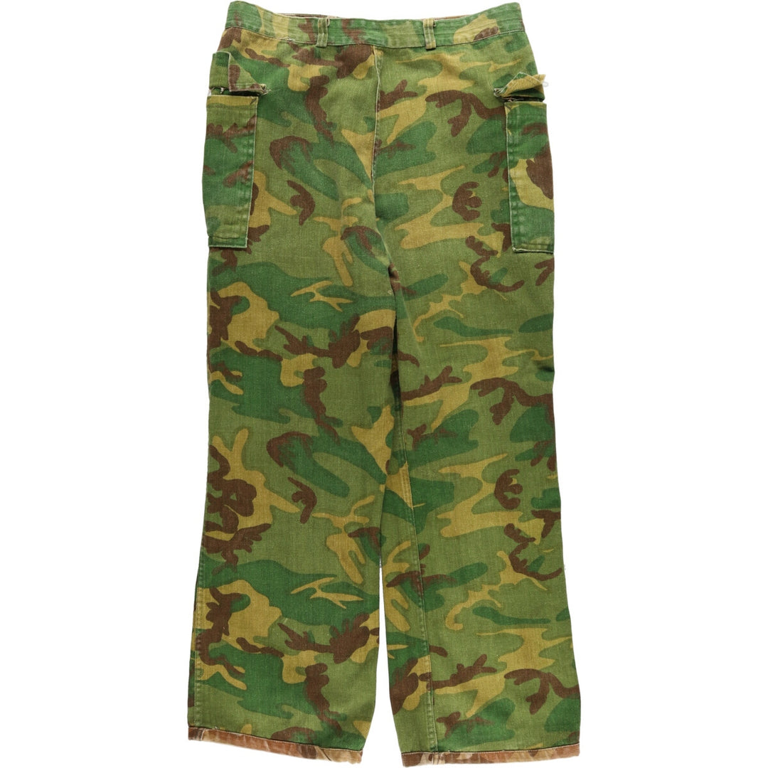 Camouflage pattern reversible cargo pants for men, size W34 / eaa433431