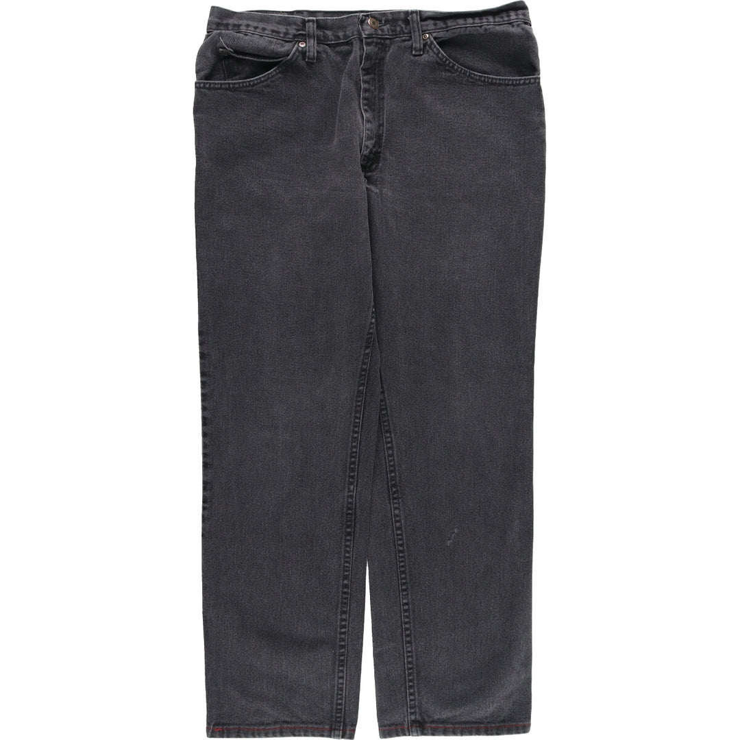 Lee REGULAR FIT Black Denim Straight Denim Pants Men's w36 cotton black type Vintage Second Hand