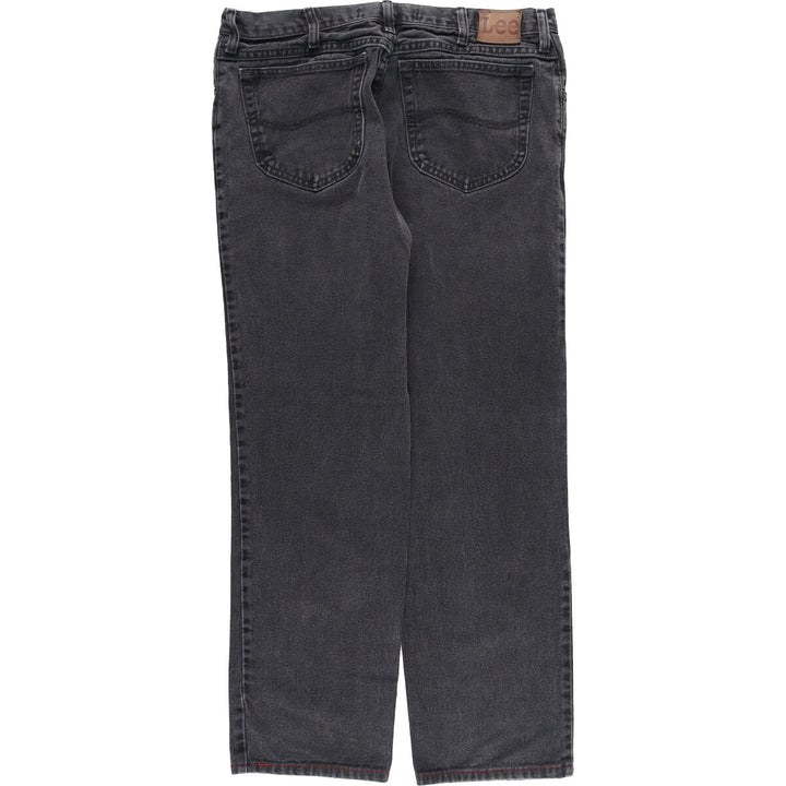 Lee REGULAR FIT Black Denim Straight Denim Pants Men's w36 cotton black type Vintage Second Hand