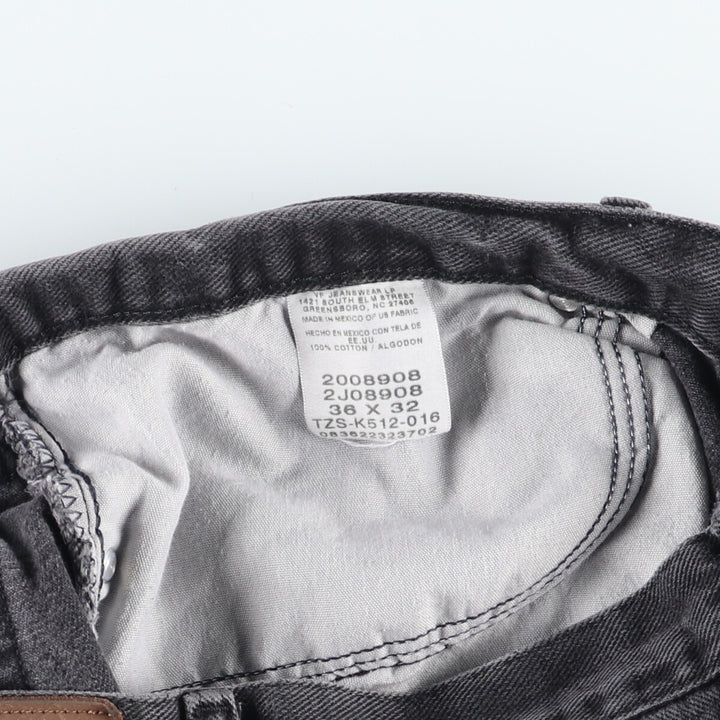 Lee REGULAR FIT Black Denim Straight Denim Pants Men's w36 cotton black type Vintage Second Hand