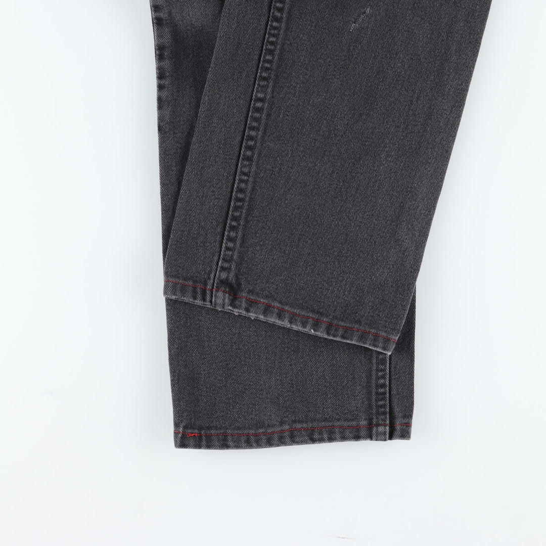 Lee REGULAR FIT Black Denim Straight Denim Pants Men's w36 cotton black type Vintage Second Hand