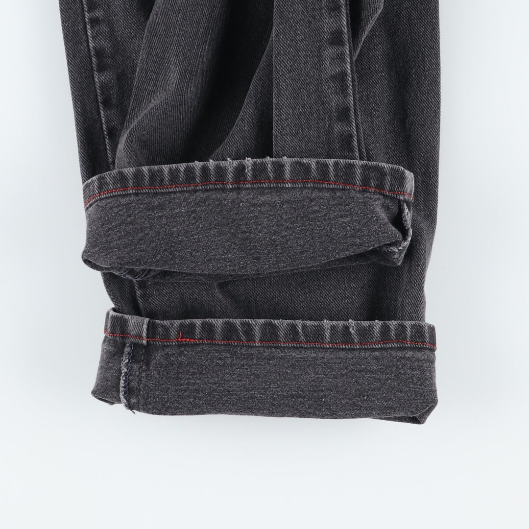 Lee REGULAR FIT Black Denim Straight Denim Pants Men's w36 cotton black type Vintage Second Hand