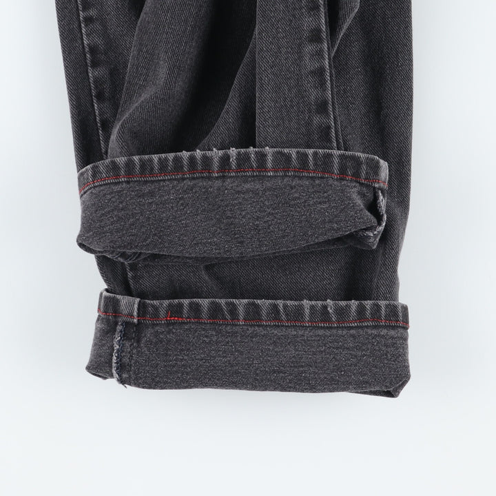 Lee REGULAR FIT Black Denim Straight Denim Pants Men's w36 cotton black type Vintage Second Hand