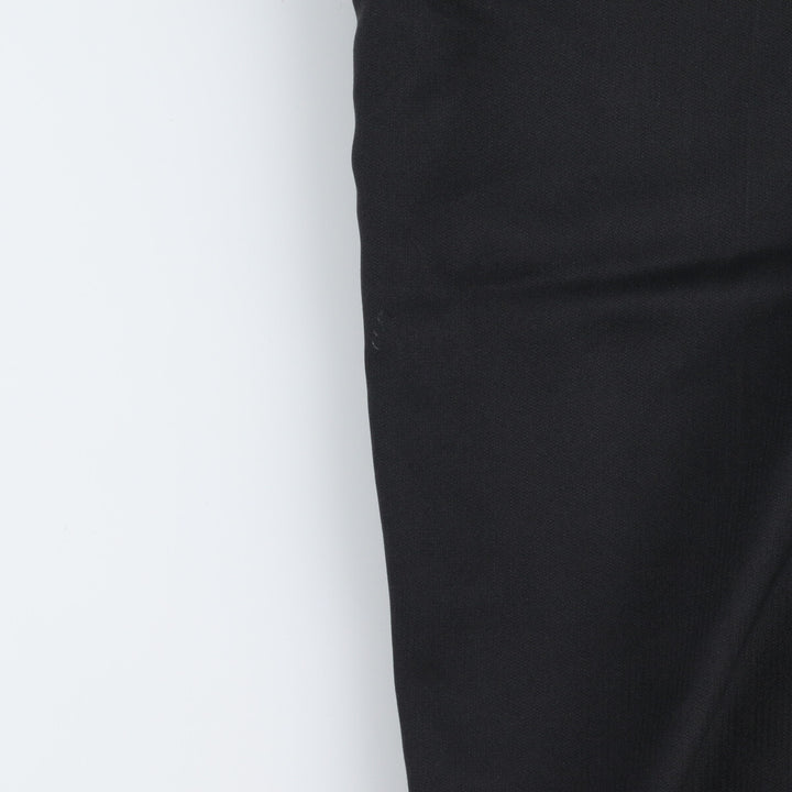 CLAIBORNE Two-pleat slacks pants for men, size w32 polyester black type Vintage Second Hand