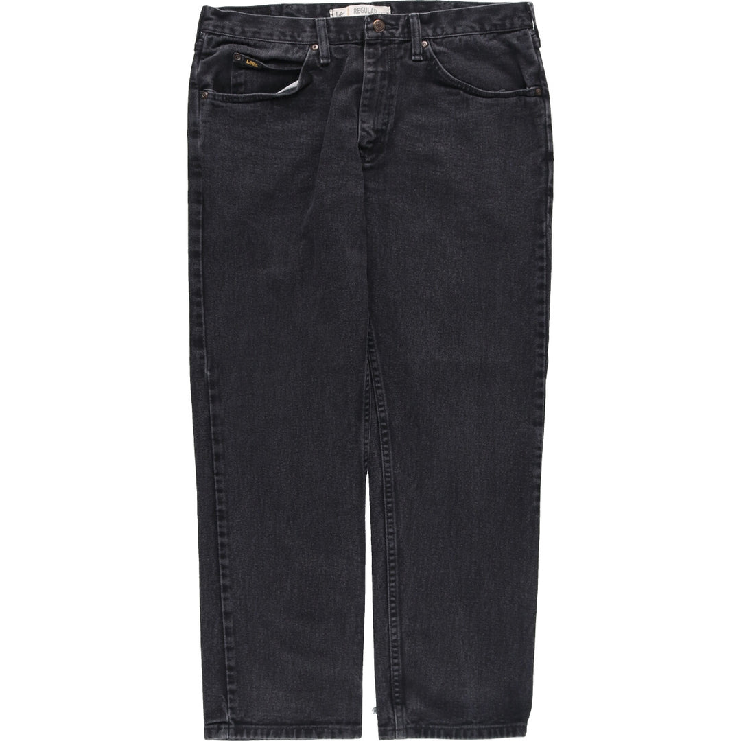 Lee REGULAR FIT Black Denim Straight Denim Pants Men's w36 /eaa433477