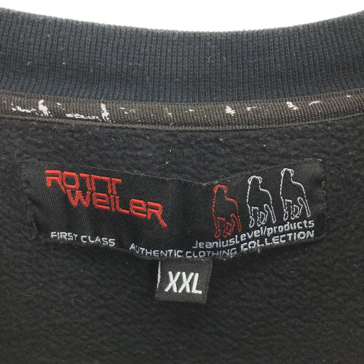 ROTT WEILER Logo Sweatshirt, Men's XXL, Back Logo /eaa433507