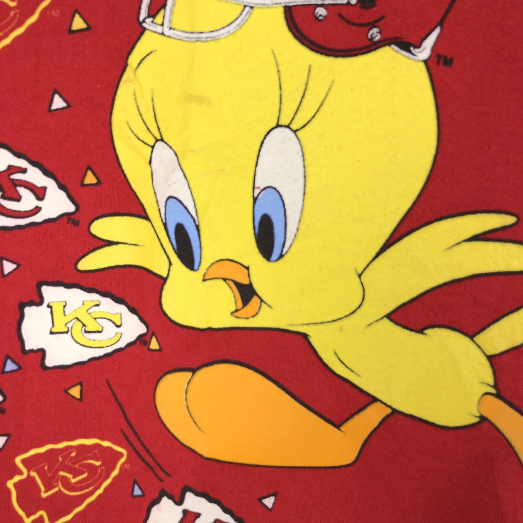 90'S LOONEY TUNES TWEETY Looney Tunes Tweety character sweatshirt, made in USA, men's M, vintage /eaa433521