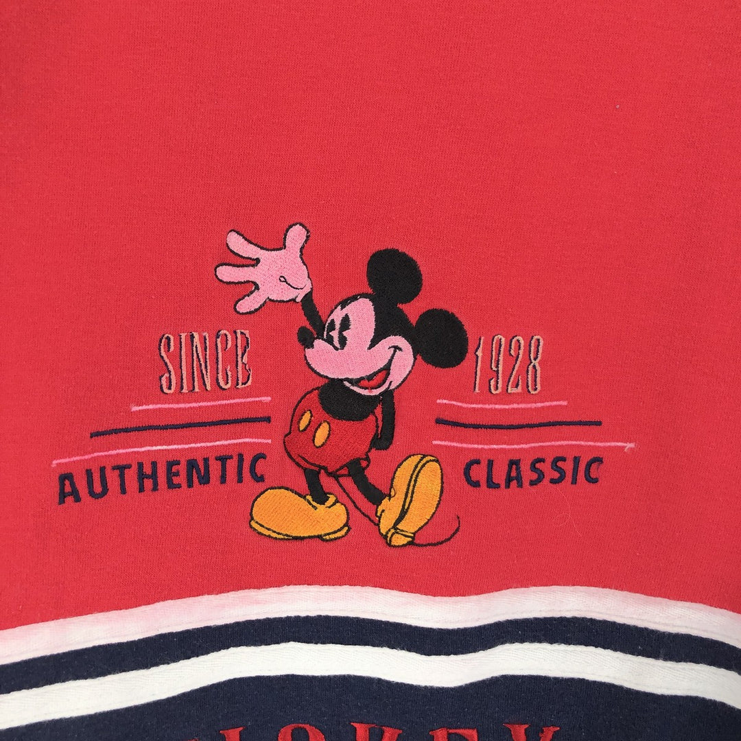 90'S MICKEY&CO. MICKEY MOUSE Mickey Mouse character sweatshirt, men's L, vintage /eaa433522