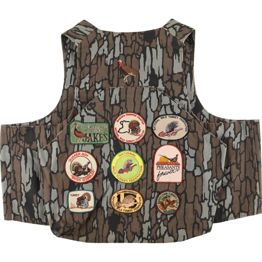 Camouflage pattern Trevor Camo Duck hunting vest with patch Men's XL Vintage / eaa433537