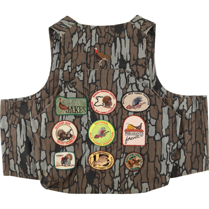 Camouflage pattern Trevor Camo Duck hunting vest with patch Men's XL Vintage / eaa433537