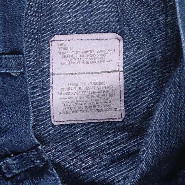 90'S US Navy Military Denim Sailor Pants Made in USA 18R Women's XL (w31) Vintage /eaa433589