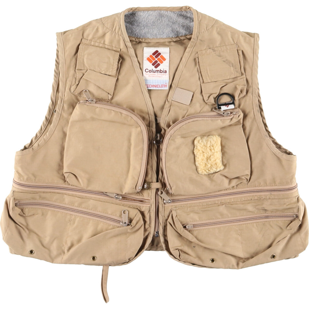 70'S Columbia Yellowstone Tag Fishing Vest Men's S Vintage / eaa433654