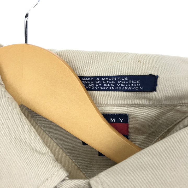 90'S Tommy Hilfiger Long Sleeve Rayon Shirt Men's L Vintage /eaa433693