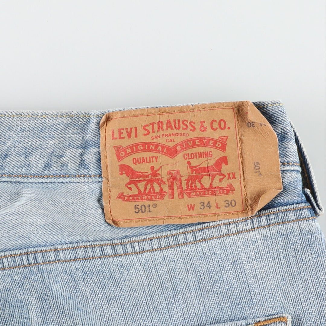 Levi's 501 straight denim pants for men, w34 / eaa433698