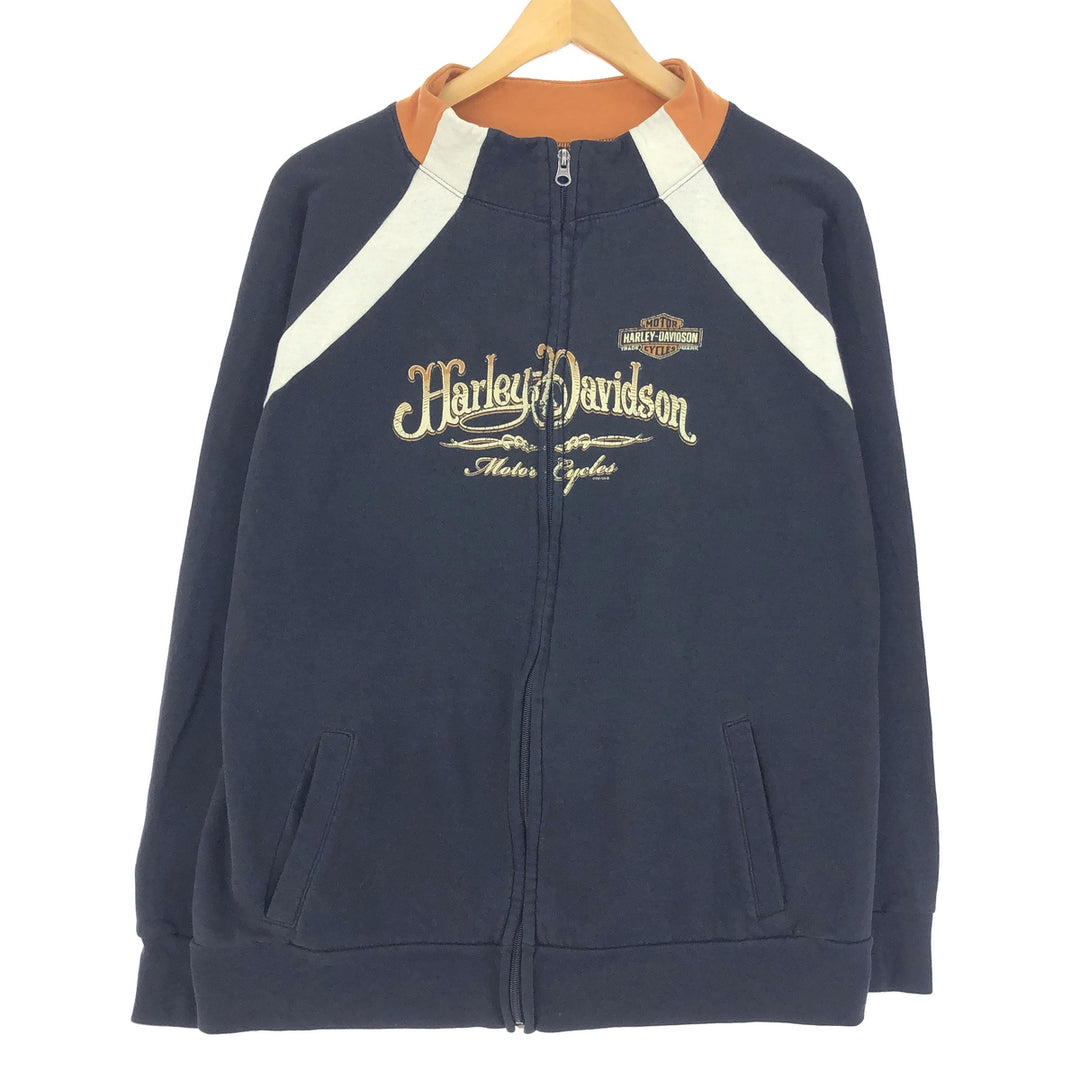 Harley-Davidson Double-sided Print Full Zip Sweatshirt Sweatshirt Women's XL /eaa433709