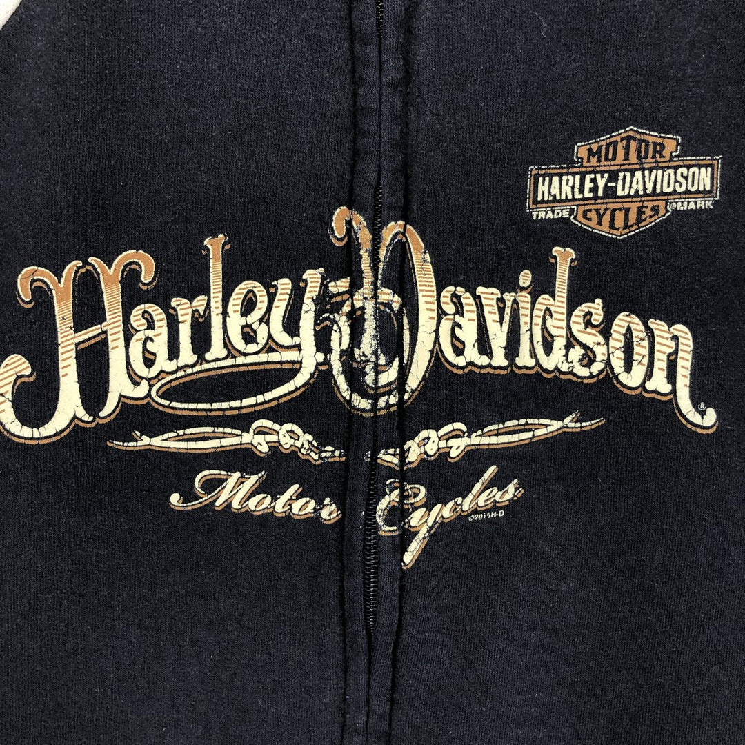 Harley-Davidson Double-sided Print Full Zip Sweatshirt Sweatshirt Women's XL /eaa433709