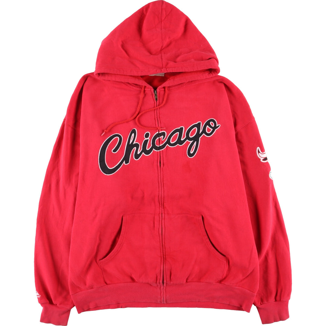 HARDWOOD CLASSICS NBA CHICAGO BULLS Chicago Bulls Sweat Full Zip Hoodie Men's XL /eaa433718