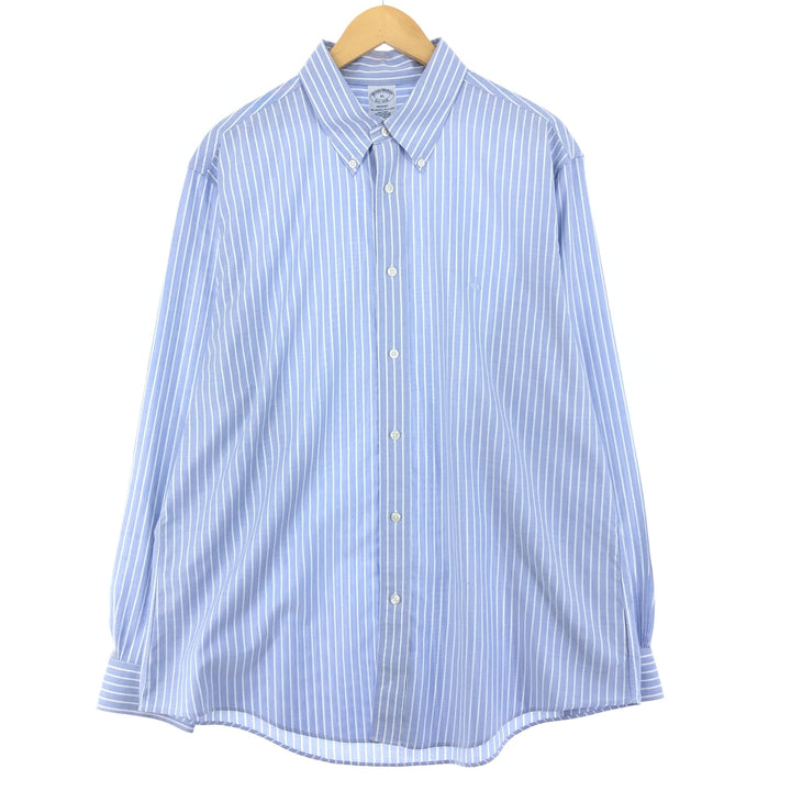 Brooks Brothers Est.1818 Long Sleeve Button-Down Striped Shirt Men's XL /eaa433886