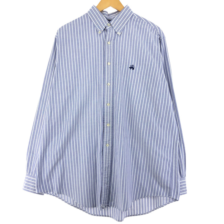 Brooks Brothers EST.1919 Long Sleeve Button-Down Striped Shirt Made in USA Men's L /eaa433890
