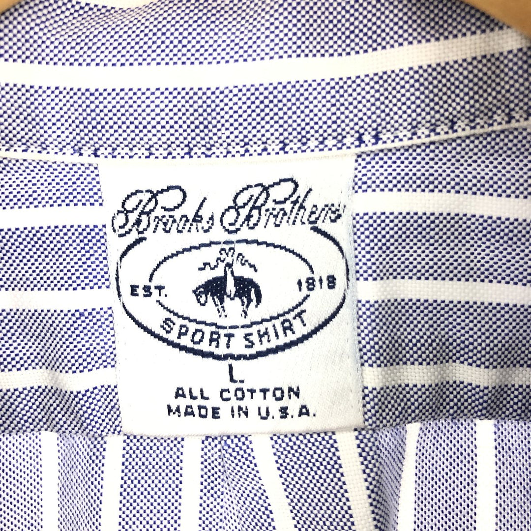 Brooks Brothers EST.1919 Long Sleeve Button-Down Striped Shirt Made in USA Men's L /eaa433890