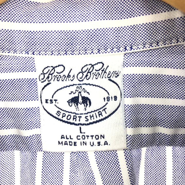Brooks Brothers EST.1919 Long Sleeve Button-Down Striped Shirt Made in USA Men's L /eaa433890