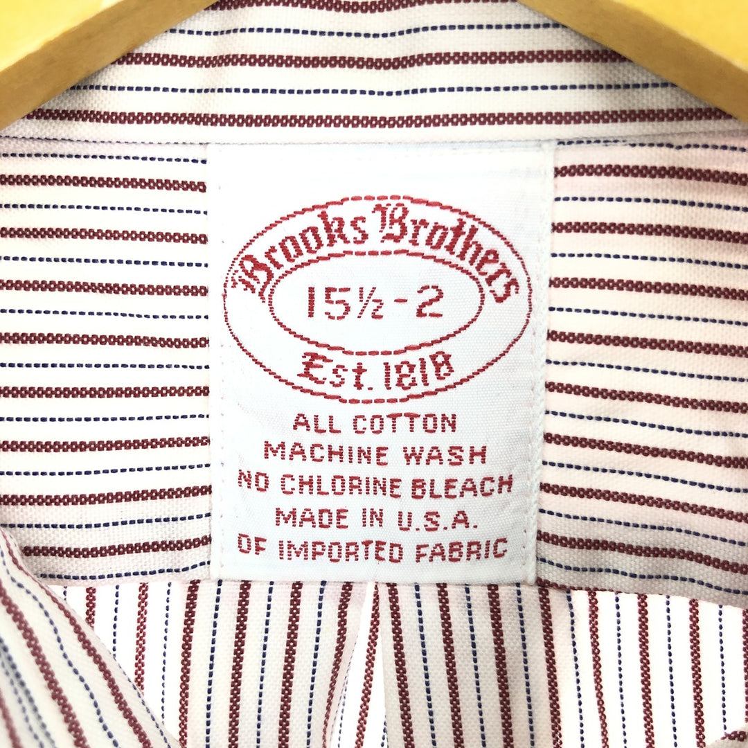 Brooks Brothers Est.1818 Long Sleeve Striped Shirt Made in USA Men's M /eaa433891